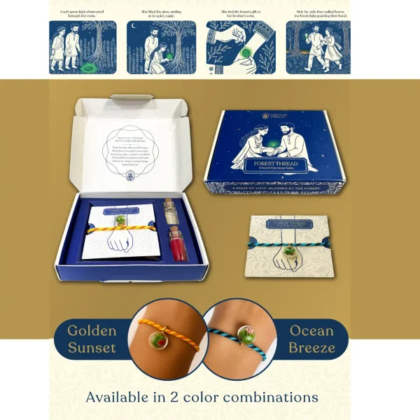 Forest Thread Rakhi Kit