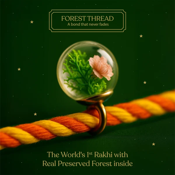Forest Thread Rakhi