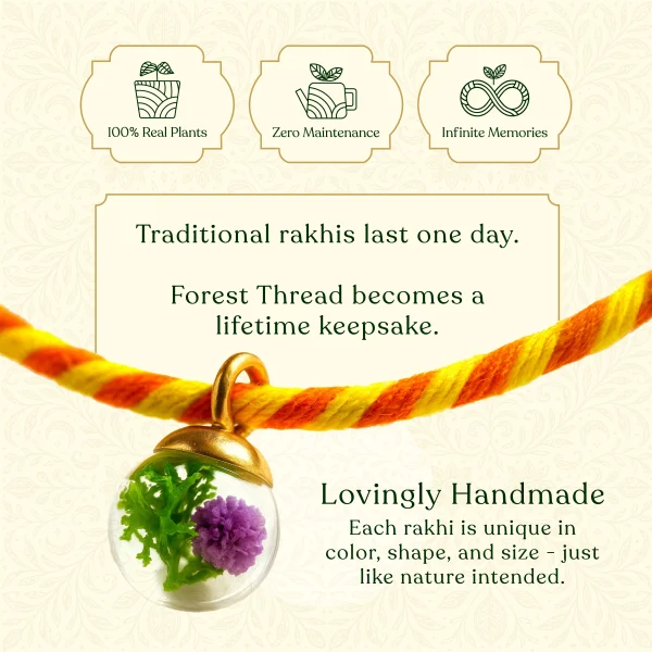 Forest Thread Rakhi Kit